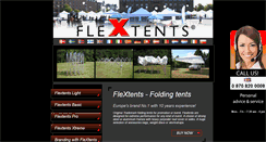 Desktop Screenshot of flextents.com