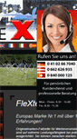 Mobile Screenshot of flextents.de