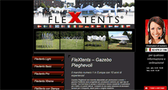 Desktop Screenshot of flextents.it